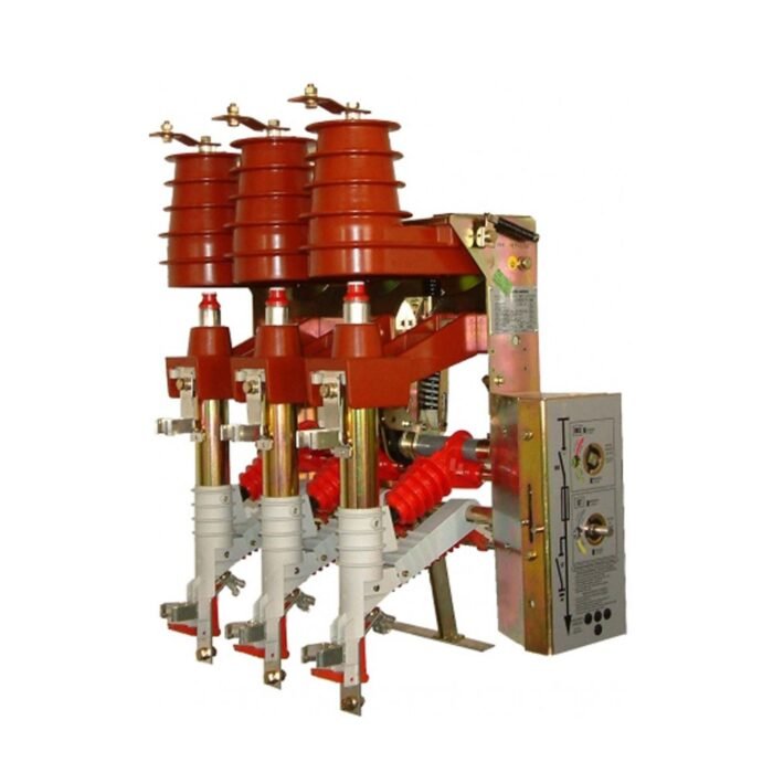 Seccionador tripolar c/portafusible 24kV 630A 20kAx2s posición invertida c/apertura automática