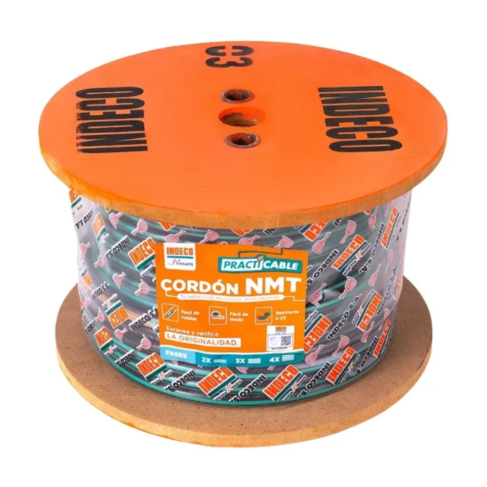 Carrete vulcanizado Nmt-pc 0.3/0.5 Kv 3x12awg Fb