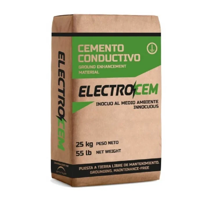 Cemento conductivo electro Cem x 25kg Thor