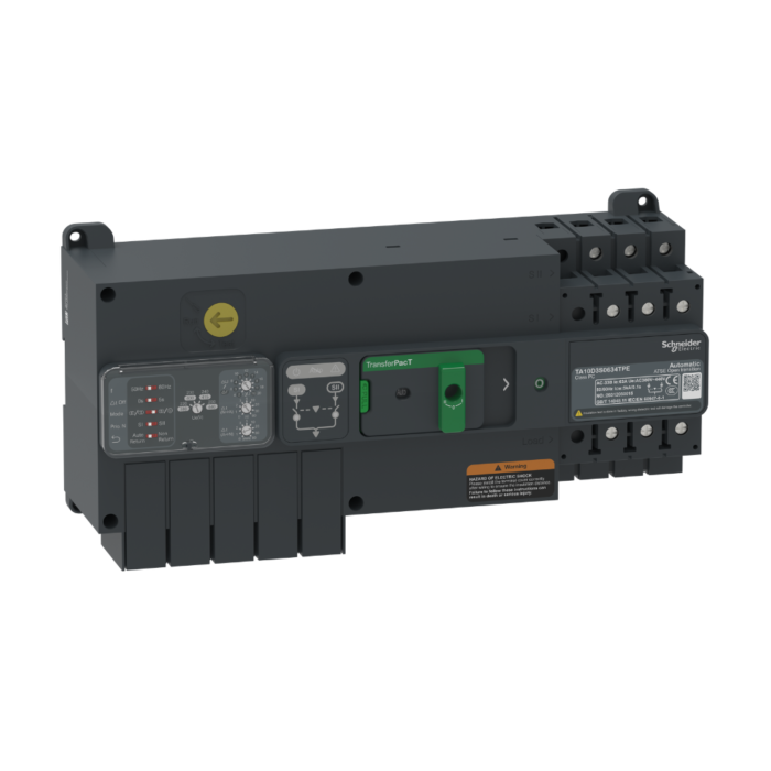 SISTEMA TRANSFERENCIA AUTOMATICA 3P 63A 400V 75KA TRANSFERPACT TA10D3S0634TPE