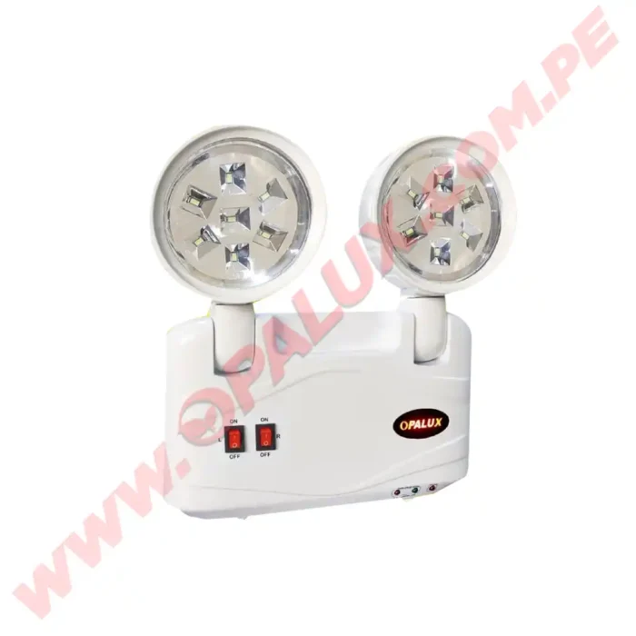 LUZ DE EMERGENCIA OPALUX 4.4 W 8 HRS 14 LED 170 LM 110 MTS SLIM